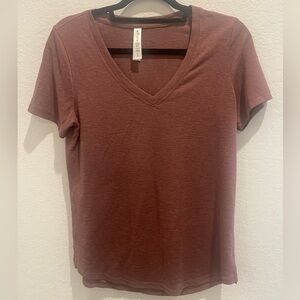 Athleta Short Sleeves Top size Small
